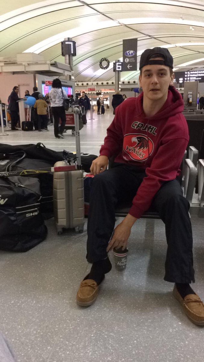 CPJHL's tweet photo. Travel day last Monday! @GH_Hawks https://t.co/PKK82m7m8X