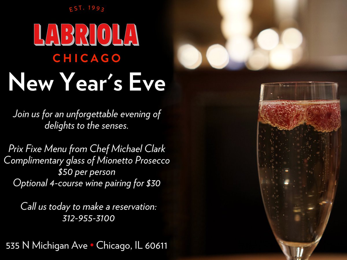 Come ring in 2018 Magnificent Mile Style with us! 🎉🥂