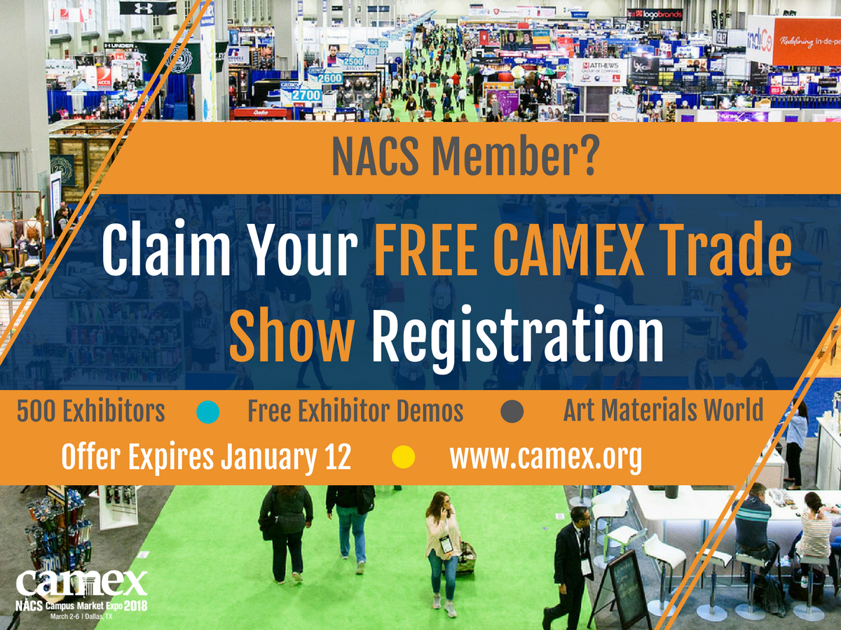 Camex On Twitter Member Of Nacsorg Take Advantage Of Unlimited Free Camex Trade Show Registrations Including Namta S Art Materials World Https T Co Hsfqyxccrd Https T Co Ywyoq50dna