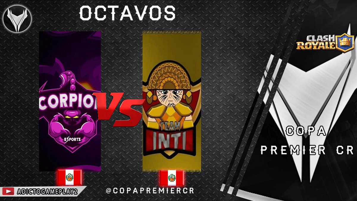 OCTAVOS DE FINAL  
Hoy :  21:00pm  🇵🇪 
 <a href="/ScorpionsGG/">Scorpions™</a> 🇵🇪 🆚 <a href="/TeamInti/">Inti eSports</a> 🇵🇪 
📺@gpgaboo   
▶️ youtube.com/c/adictogamepl…
Buena suerte ambos equipos