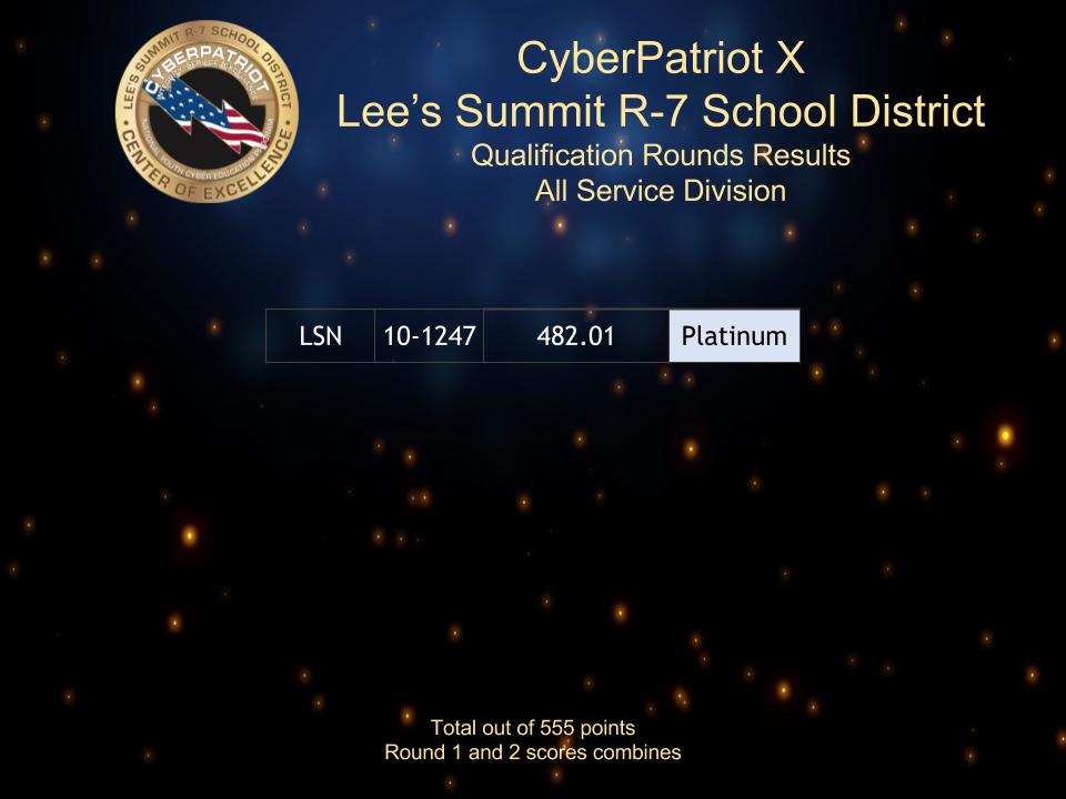 LSR7 CyberPatriot tweet media