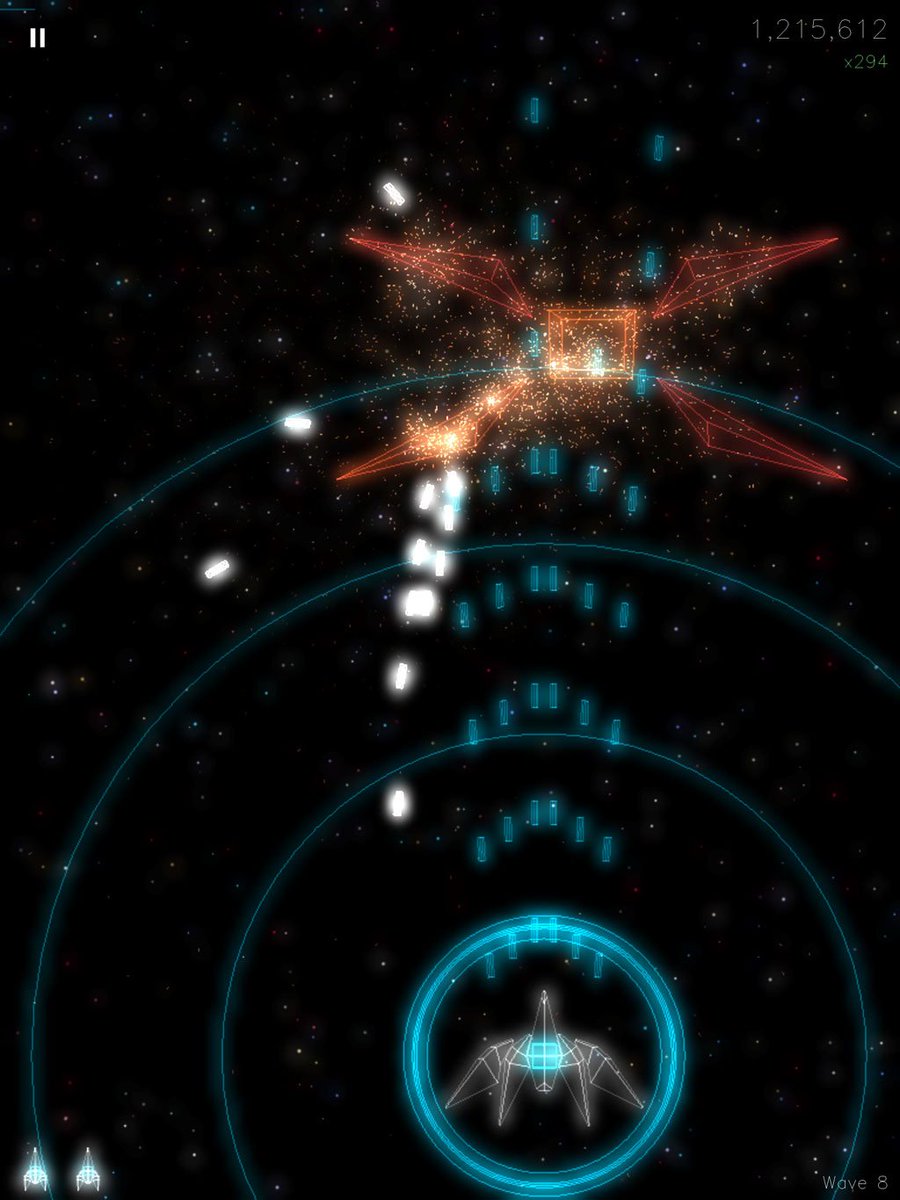 blackpawn's tweet image. my little #shmup ZeroVector is in the iOS and Android stores now! give it a try for some retro arcade fun 😀 blackpawn.itch.io/zerovector