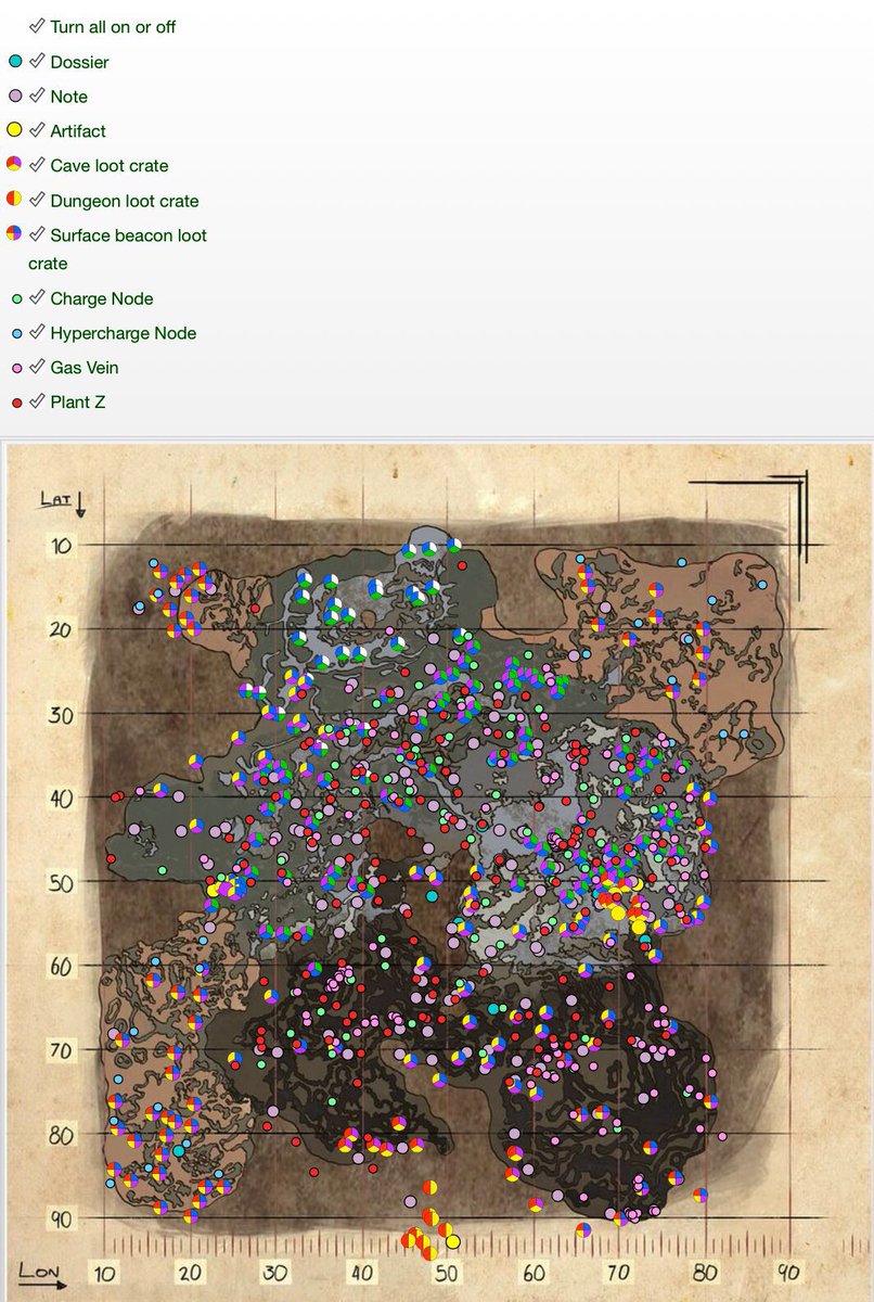 35 Ark アベレーション クレート 位置