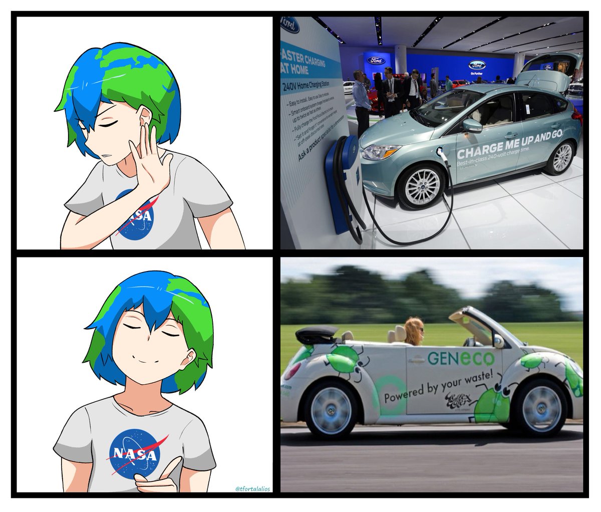 let's go greener #earthchan  🌎