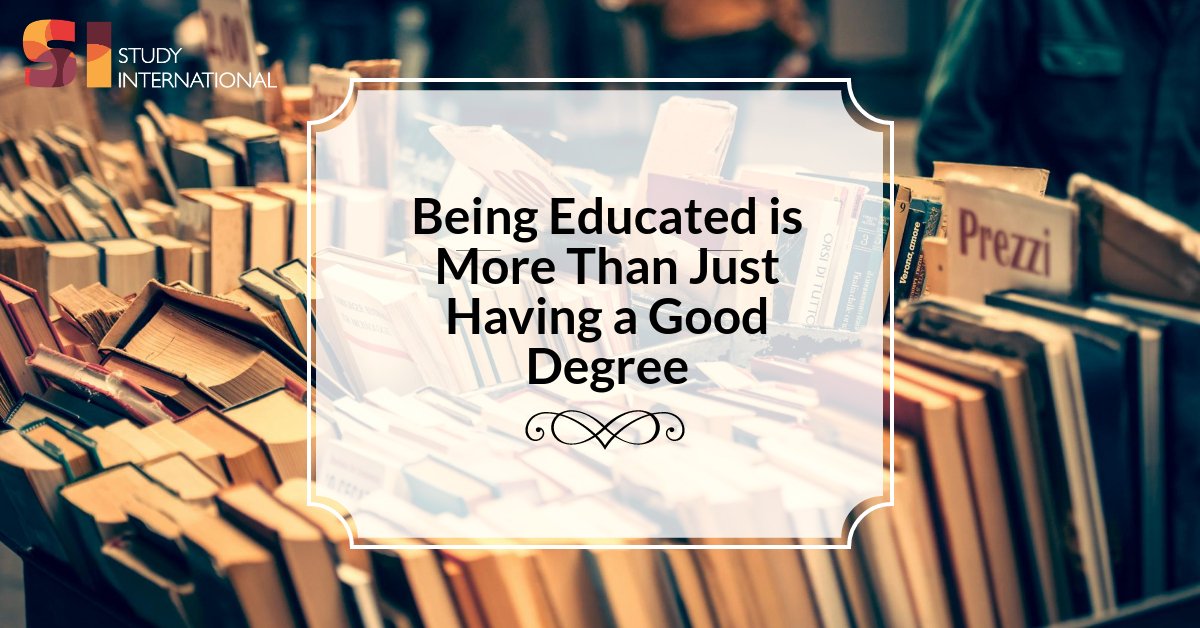 studyintptyltd's tweet image. Being Educated is More Than Just Having a Good Degree: #education #studyabroad #Students  studyinternational.net.au/educated-just-…