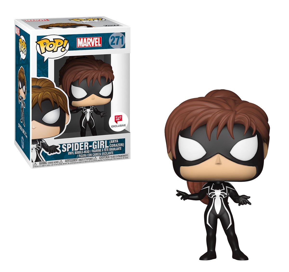 Funko's tweet photo. RT &amp; follow @funko for a chance to WIN a @Walgreens exclusive Spider-Girl (Anya Corazon) Pop! https://t.co/kuGE1b37N0