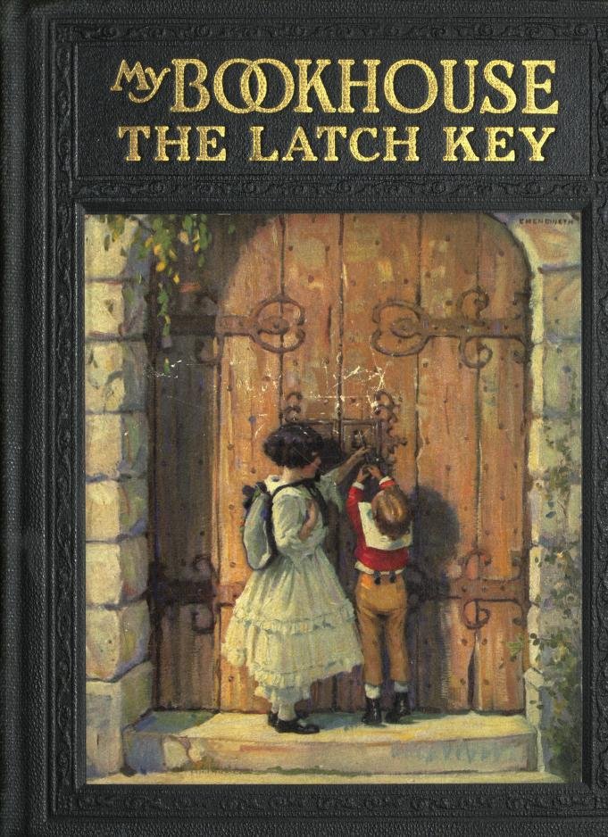 textfiles's tweet photo. #30DaysOfStuff continues for December 18! And oh, it's a beautiful one. "The Latch Key of my Book House". A 1921 Children's Literature Directory, digitized as an early beta test of the (then-)new Internet Archive scribe scanner. It's all lovely illustrations and descriptions. https://t.co/alsHGwu538
