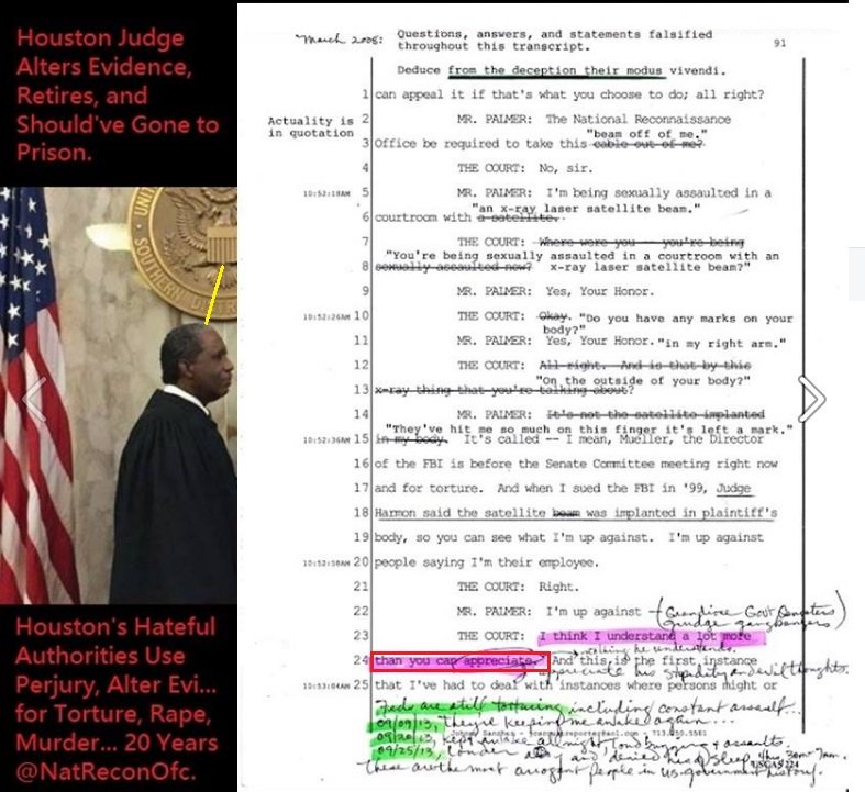 ComandoSBG_son's tweet photo. #Texas' #Racist #ArtifactoftheMonth: #AlteredEvidence, #grossneglegence, #criminalmalfeasance by #DOJ/#FBI #murderers. #FBIHouston+#USAO_SDTX killed my #British #mother.#TexasLawyers lack courage. 23 yrs of #rape, #torture, a...#murder $$$ #Personalinjury will settle-out-of-court https://t.co/HlCJey7YkW