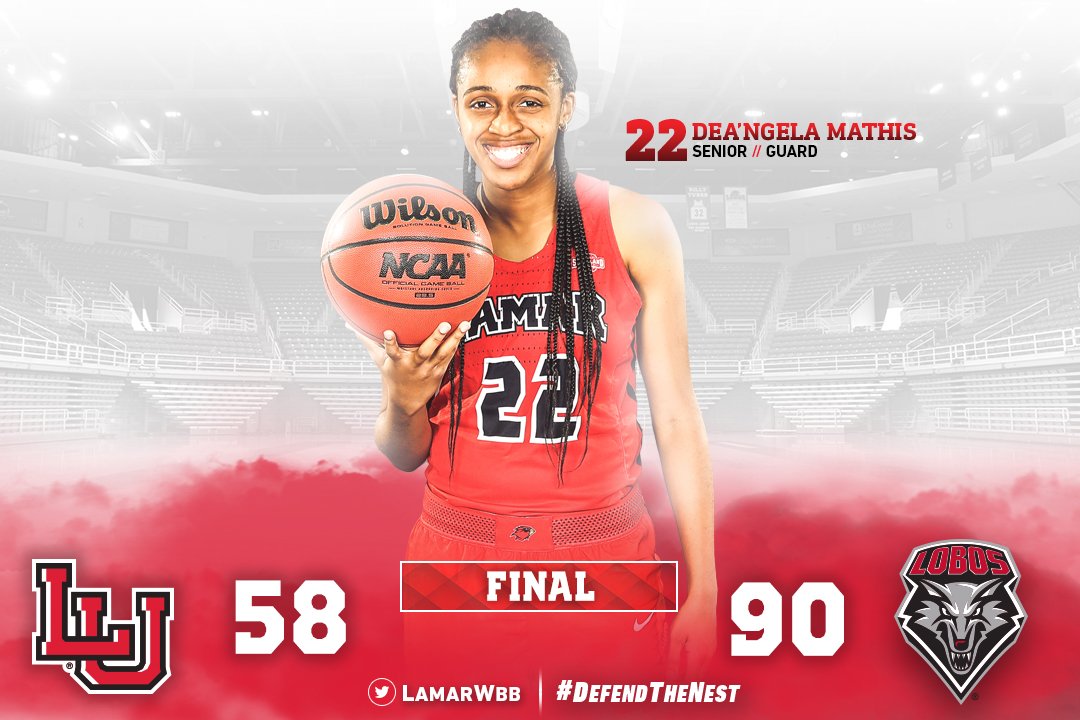 Your official final score. Kyla Green leads LU with 12 points. #PeckEm