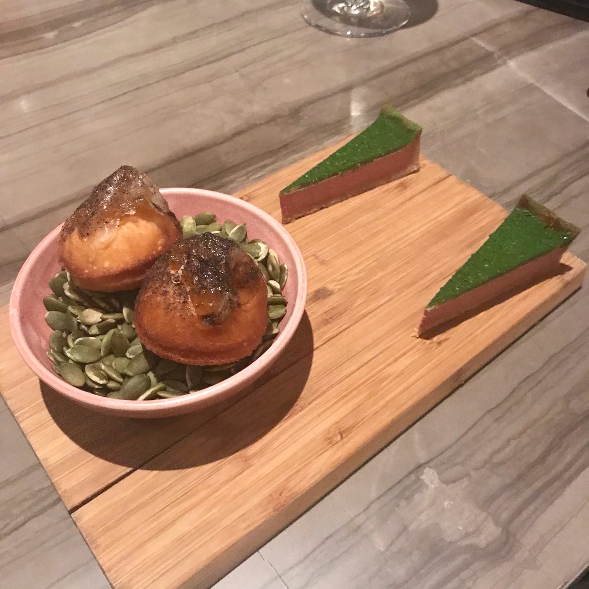 Snacks <a href="/elskerestaurant/">elske restaurant</a> 
{squash fritter &amp; duck liver tart}