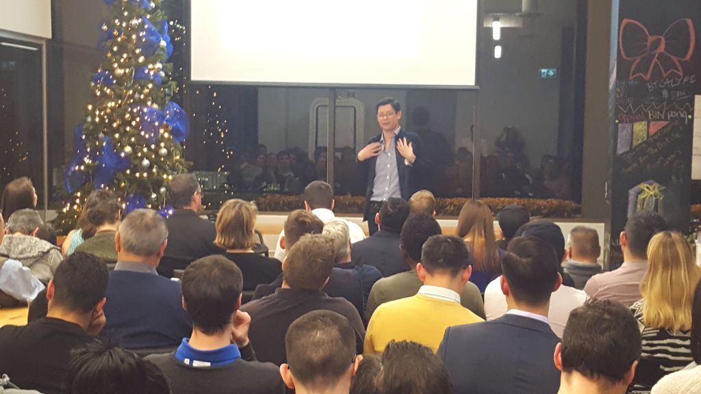 TheProfileVan's tweet photo. . @peterburton from @IBM giving his insights in how #blockchain tech will fit in with requirements for business #cryptovision2018 #blockchainvision2018 https://t.co/9eKyUHmJxi
