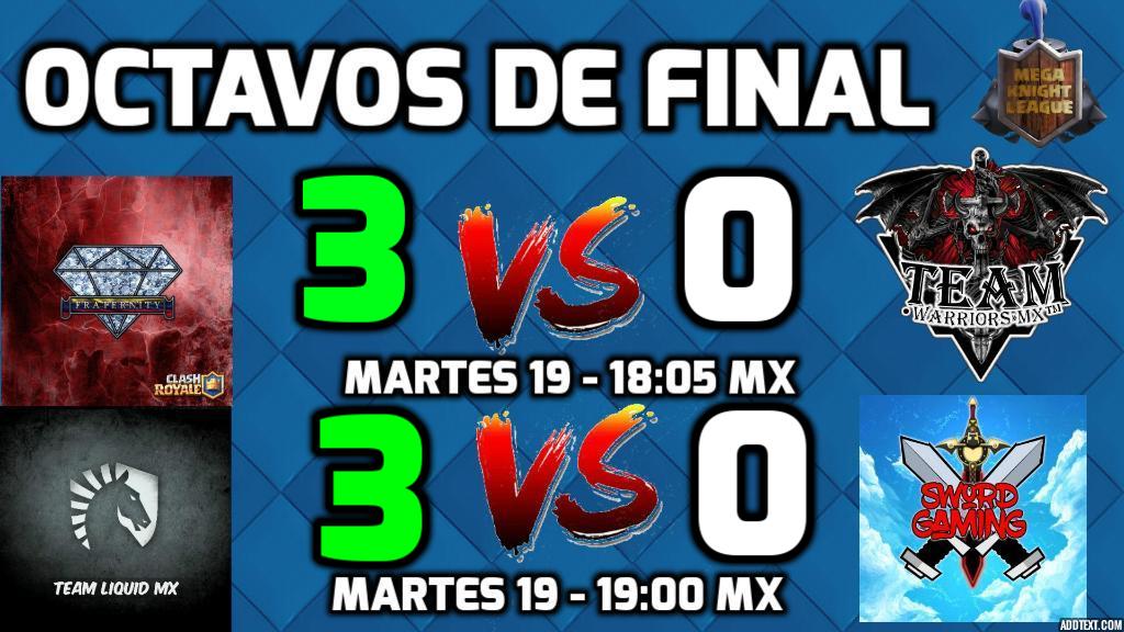 Resultados Octavos de final