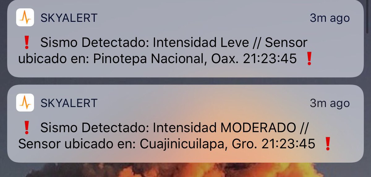 SkyAlertMx's tweet image. Recuerda que tu nueva app #SkyAlert ahora te avisa sólo de sismos que podrías percibir en tu localidad. #SmartFilter está disponible para usuarios suscritos, como el de esta noche. Descarga o actualiza hoy mismo.