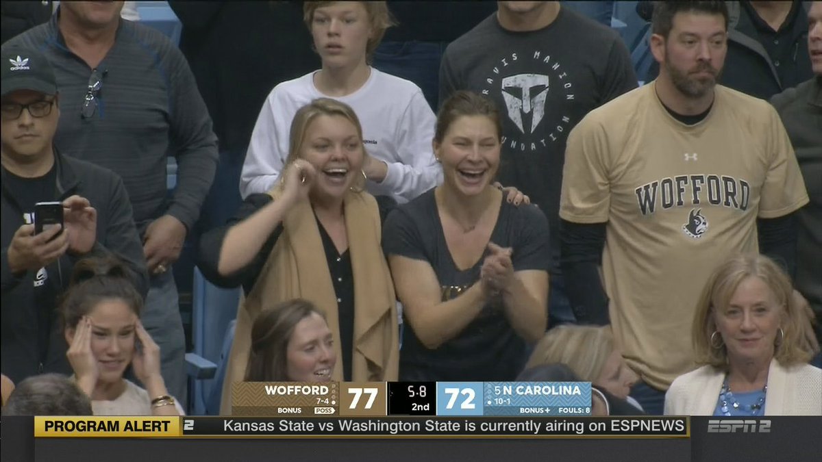 SBNation's tweet photo. WOFFORD BEAT UNC!

WOFFORD BEAT UNC! https://t.co/HJM52xgh3K