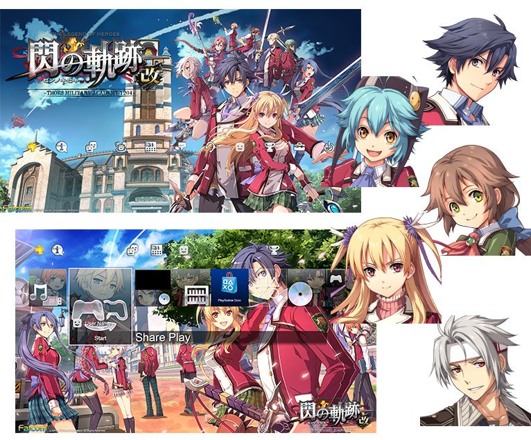 日本ファルコム No Twitter 3 6発売ps4 英雄伝説 閃の軌跡 改 Thors Military Academy 14 ダウンロード版の予約スタート 今なら10 Off Ps4テーマ アバターセット付き Psストア T Co Xct53cisf7 特設サイト T Co Ybjdz7bawy