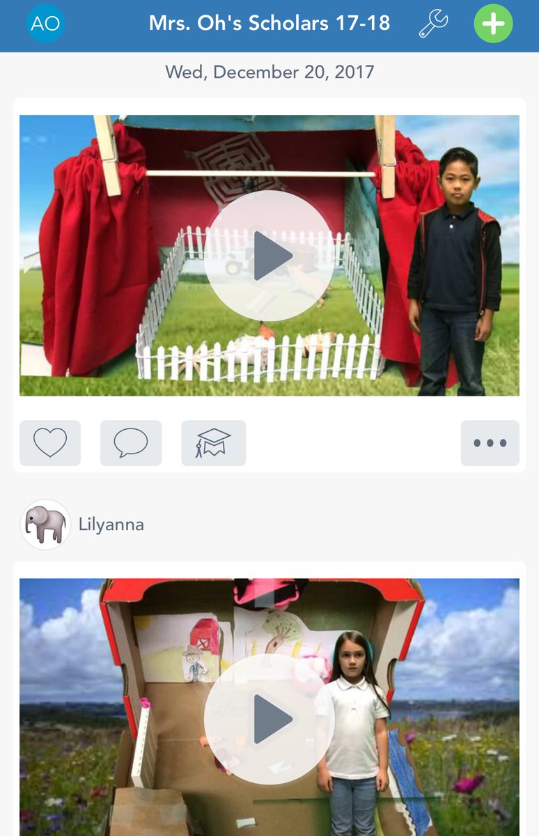 oh_aeri's tweet photo. Diorama presentation and green screen got the 3rd graders excited! #doink #loveforlorerature @RichmanFSD @fsdlearns @Seesaw https://t.co/dfefyqbL4L