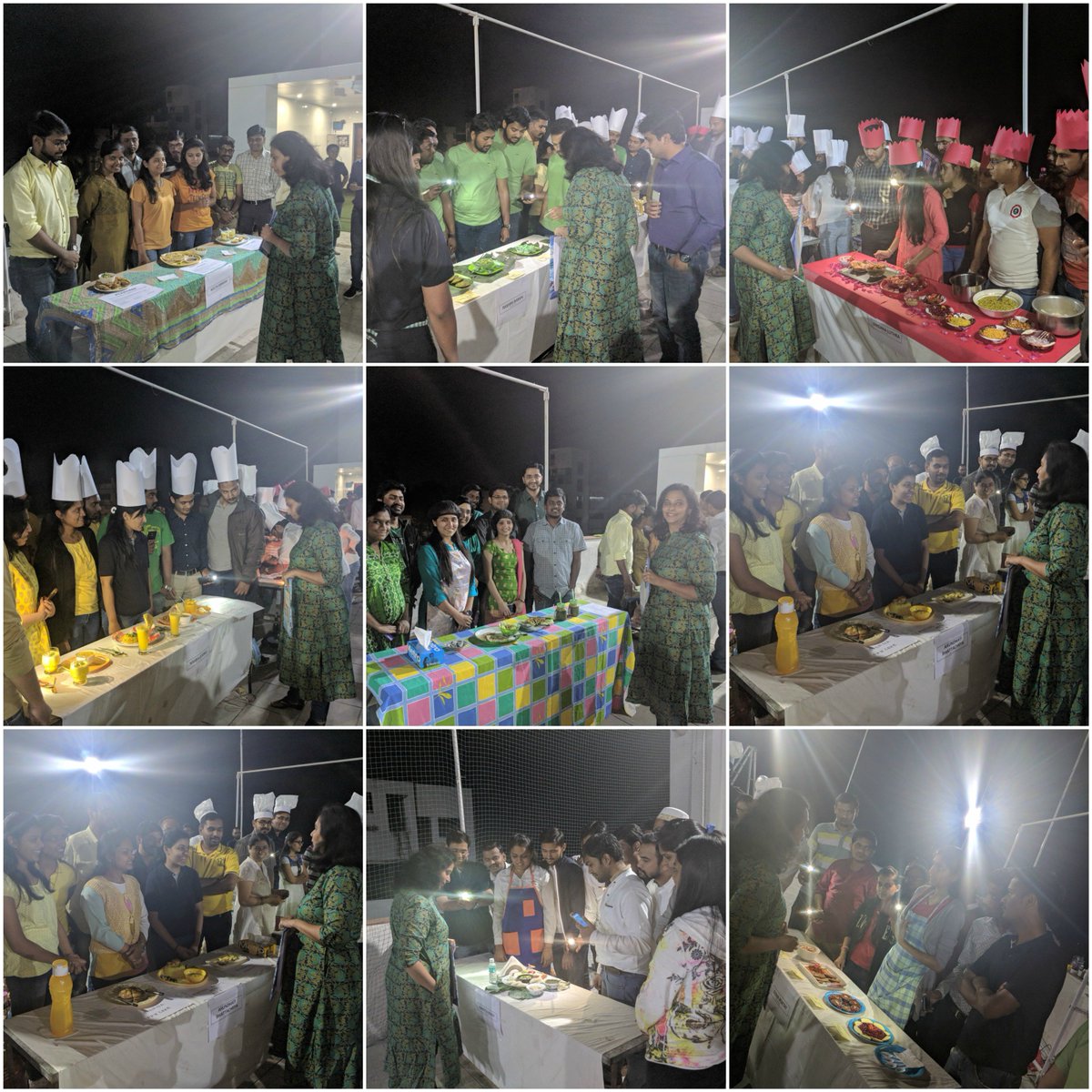 WinjitTech's tweet photo. Its annual celebration time for Winjit Technologies! WoW 2017 kicked off with 12 teams competing against each other on their culinary skills! We had @madhuliajay who is a professional food blogger coming in as a judge for this competition! #winjittech #wow2017 https://t.co/jA1dnXlnpk