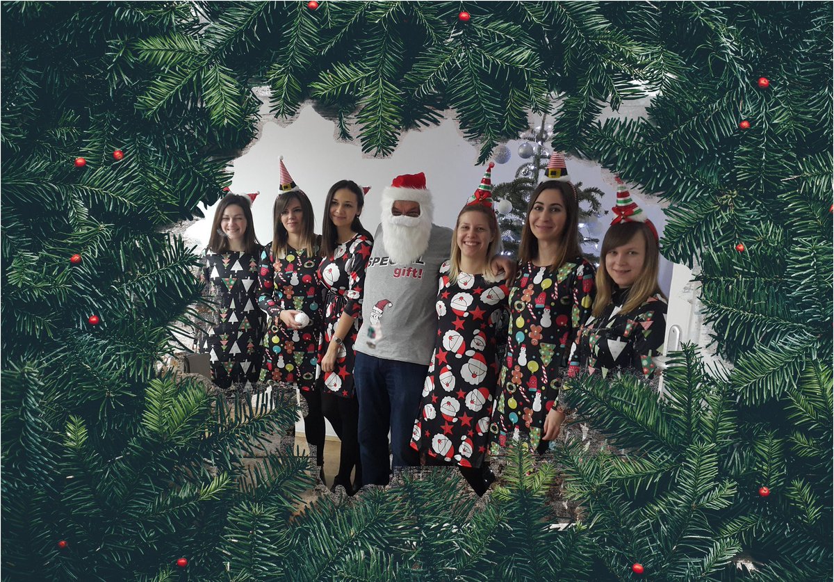 Malo blagdanskog ugođaja…
Jedan djeda i šest pomoćnica ;)