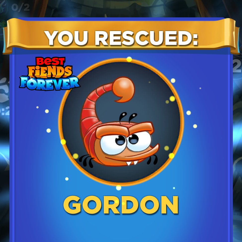 DewiijO's tweet photo. I've just rescued Gordon in #BestFiendsForever - Download FREE - https://t.co/2LB3TF9DQh via @BestFiends https://t.co/LRkACr70FZ