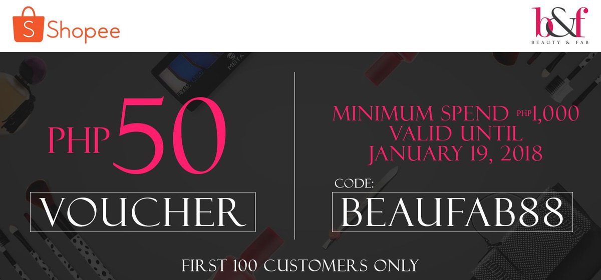 hellotronics's tweet photo. Check it out our beauty products here with our giveaway voucher code.
Spend a minimum of P1000 at Beauty &amp; Fab in Shopee and get a discount voucher for first 100 users! Valid until January 19 only. So shop now!

Shop Now:
https://t.co/uwsom7wLTL

#Hellotronics #shopee #voucher https://t.co/0XolRz2YpT