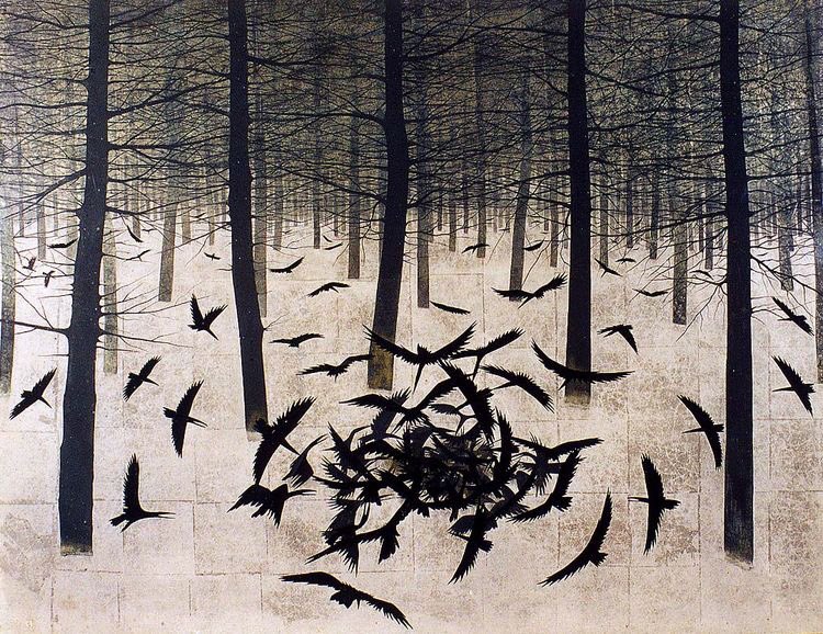 #TheArtisRising  #TheDarkIsReading #TheDarkIsRising                                       Kayama Matazo – Frozen Forest.