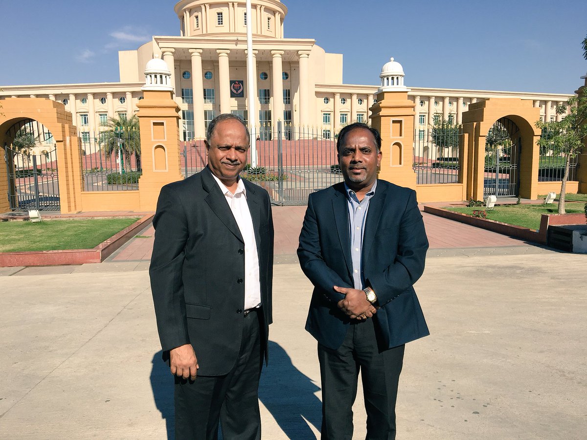 Had a great visit to Manipal University , Jaipur campus with Mr Samuel of Computrain ...amazing campus !