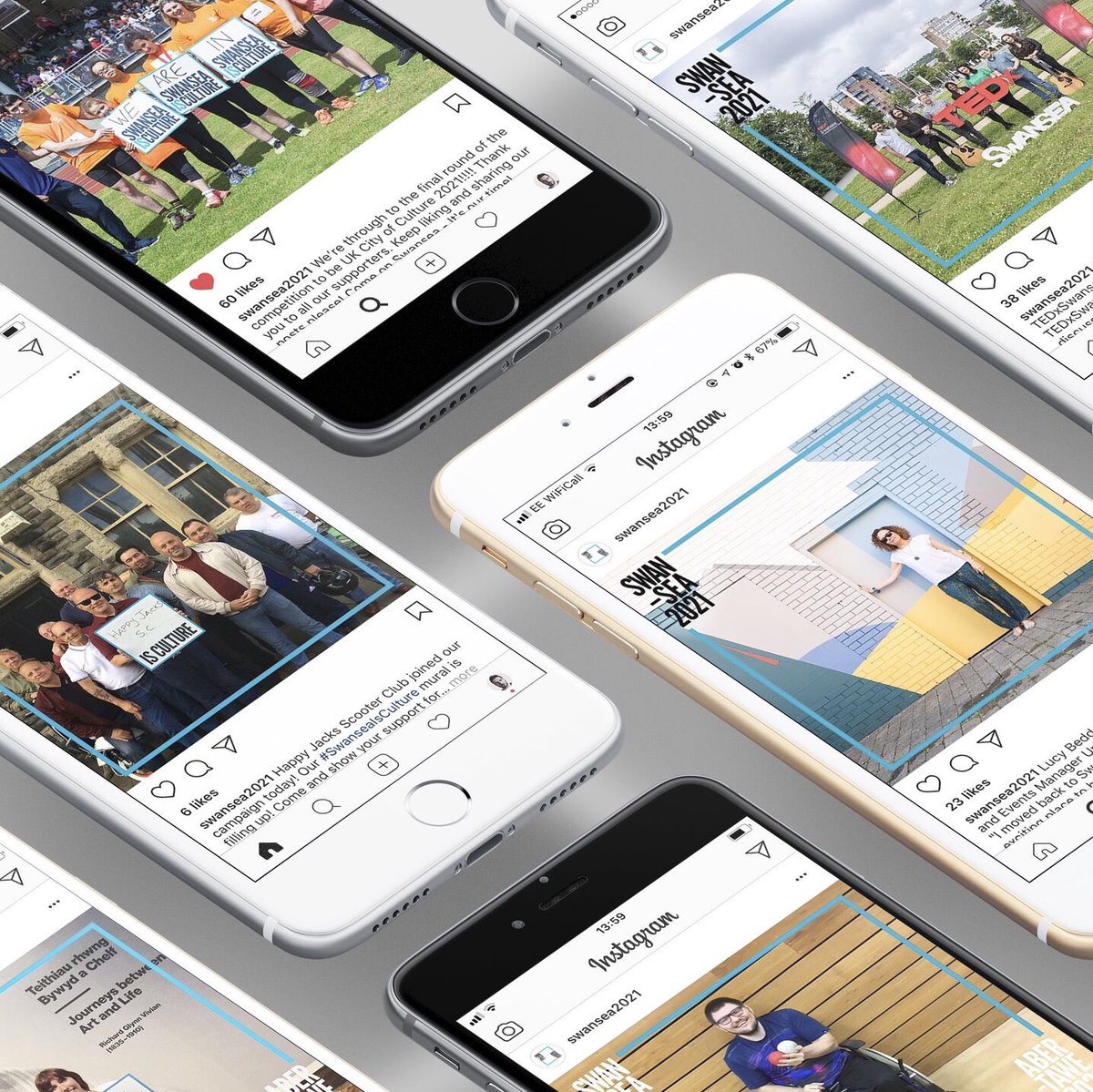 StudioBolt's tweet image. More from our #Swansea2021 project. Visit studiobolt.co.uk/swansea-2021  for more. Swansea didn’t make it this time, but the campaign well and truly proved that #SwanseaIsCulture⚡️
#creativedirection #identity #advertising #branding #swansea #abertawe #CityOfCulture2021