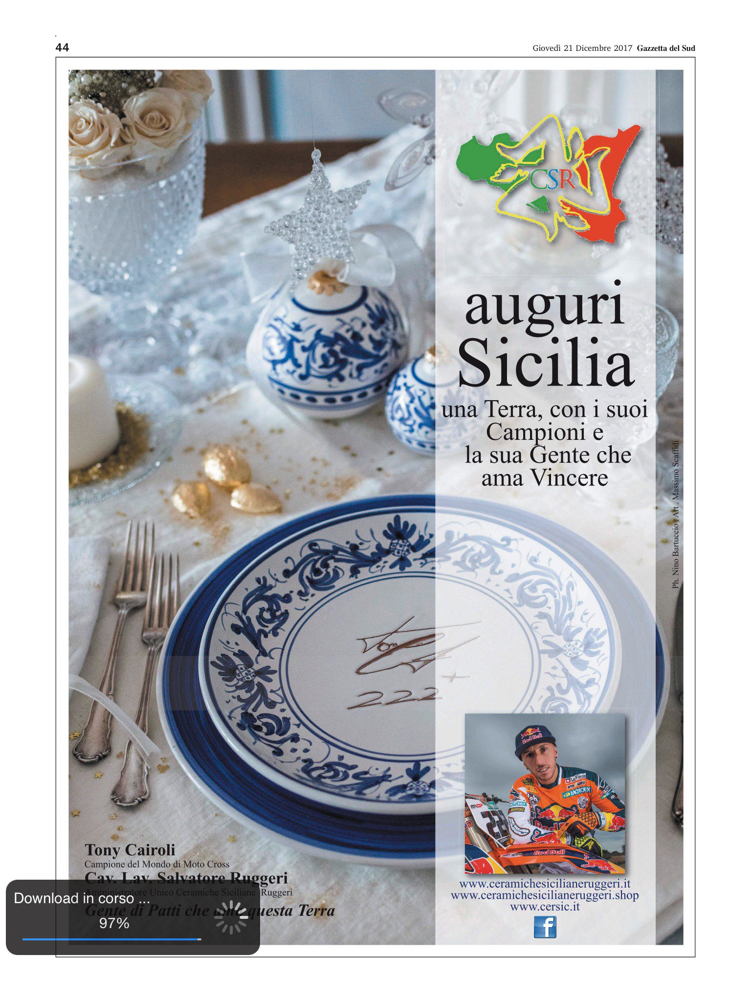 Ceramiche Siciliane Ruggeri ME - Un sogno chiamato Sicilia. Una
