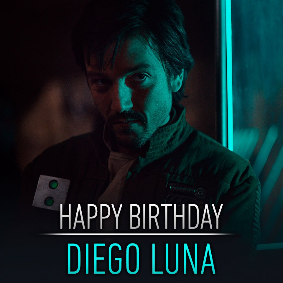 Happy birthday to the man behind Rogue One\s Captain Cassian Andor, Diego Luna 