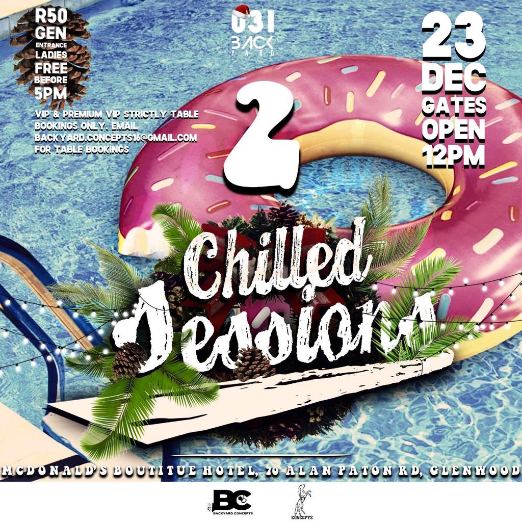 _sthandelu's tweet photo. #2DaysLeft...
table bookings : backyard.concepts16@gmail.com #031Backyard #ChilledSessions #23Dec17 😅🙌🏽🔥😁😋😉💦 https://t.co/oZdO9iDV8T