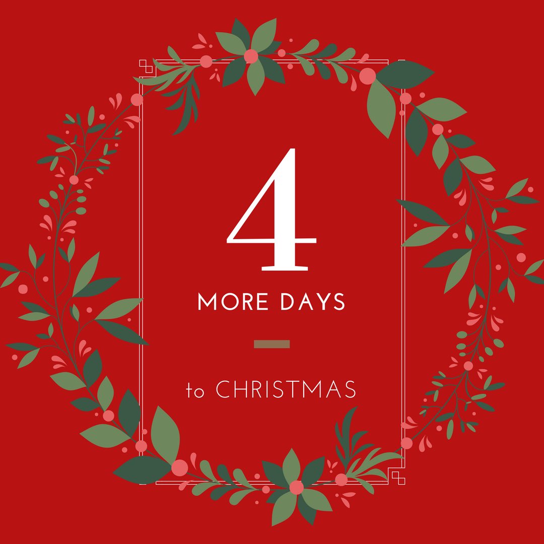 PDYDofficial's tweet photo. Four days left to Christmas! ARE YOU READY?🙌🏻 We are very excited to be doing our very first PDYD4 Christmas 🎄 giveaway to ONE lucky follower 😊 Stay tuned for our next post. The giveaway is something you might not want to miss 😋
#pdydempat #pdyd4 #pdyd #christmasgiveaway https://t.co/TFENaziRMu