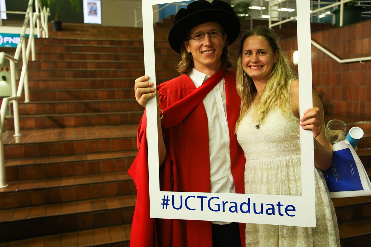 UCT_news's tweet photo. #UCTGrad2017 Congratulations to all our Faculties of Engineering & the Built Environment, Humanities, Health Sciences, Law and Science graduates. Have a look at some of our graduates celebrating in signature style. View more images: https://t.co/meieL9Wnpe https://t.co/U6kMHWECcE