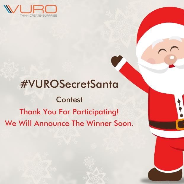 STPL3D's tweet photo. Stay Tuned!
We will announce #VUROSecretSanta contest winner very soon.
If you think it's you, just mention the reason in comment.
#TimeToWish #Contest #Winner #Giveaway #VURO #3DPrinting https://t.co/ujNj8SwTDp