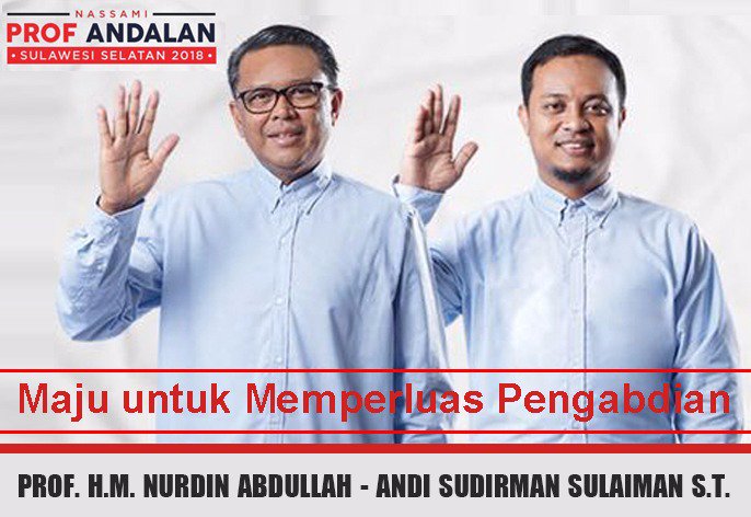 Maju terus utk pengabdian terbaik mu pak
<a href="/MNurdinAbdullah/">Nurdin Abdullah</a> <a href="/tvrisulsel/">TVRI SULSEL NEWS</a> <a href="/detikcom/">detikcom</a> #PilihProfNA #ProfAndalan  #KerjaNyata #SulselJaya