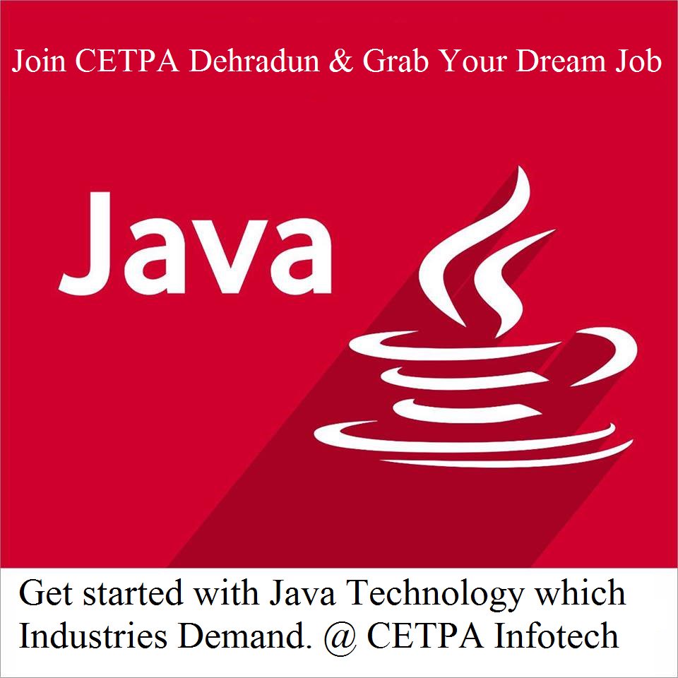 CetpaDehradun's tweet photo. While there are number of institutes offering #JavaTraininginDehradun, CETPA has been able to stay at the top position on a consistent basis. Our focus on creating a learning environment with our experienced team of professionals & has helped us deliver the best to our students https://t.co/tImPXx8MSE