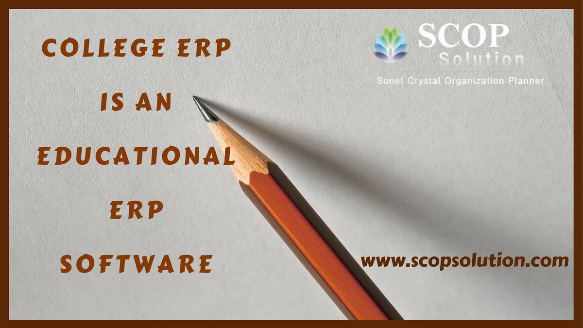 sonetmicrosyste's tweet image. The #collegeERPsoftware is very much helpful #educational #institutions. 
#College #ERP #software #UniversityERP #erpsystem #ERPforCollege #ERP #Automation #CollegeSoftware #UniversitySoftware  
scopsolution.com