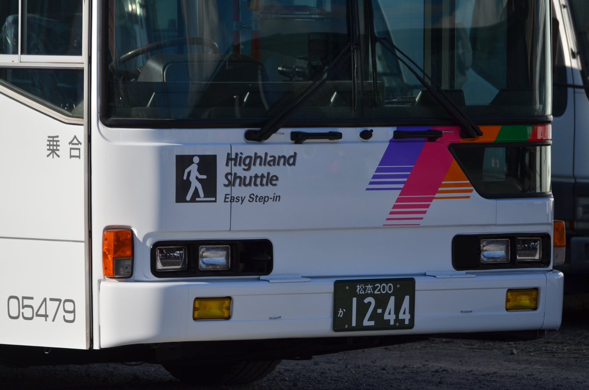 アルピコ交通の新規車の05479号車のエアロスター（松本200か12-44