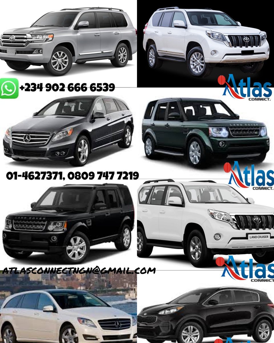 AtlasPickup's tweet photo. Choose from our fleet of executive vehicles for your next transfer or relocation requests. 
Reach us today online / offline. 
#AtlasconnectNg https://t.co/R8Cma07INE
