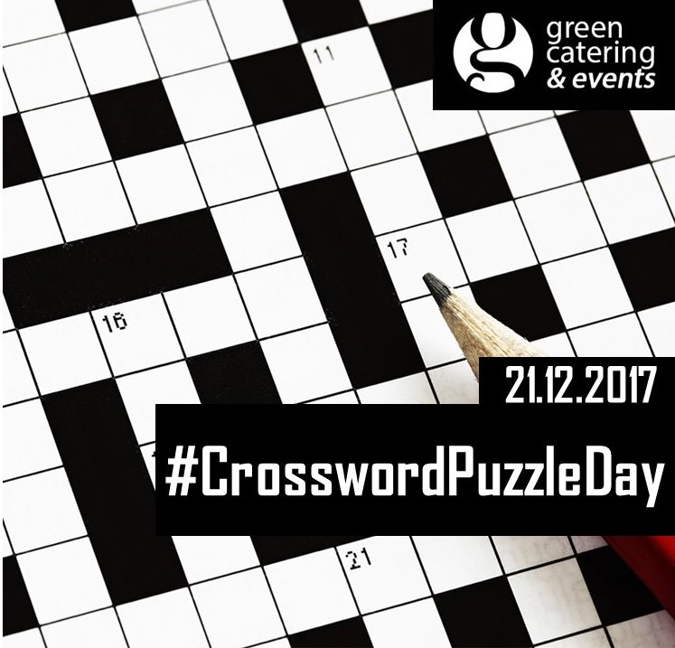 greencateringSA's tweet photo. Happy #CrosswordPuzzleDay! 🔍📰✏️📏👓🤓🧠
#GreenCatering #GreenCateringEvents #WeKnowCatering #WeKnowEvents #Crossword #GreyMatter #GrayMatter #MentalHealth #Skill #Fun #SouthAfrica https://t.co/Z84jKo4fSE