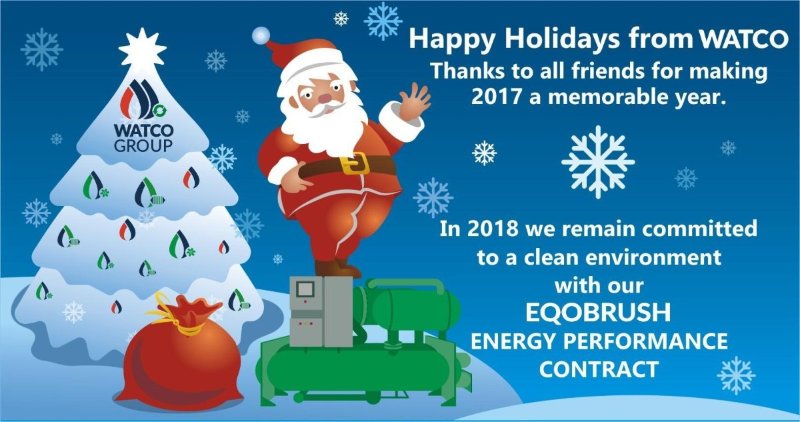Eqobrush's tweet photo. Happy Festivities and all the best for 2018! 
For building managers with New Years good resolutions on the environment, check out our investment free chiller cleaning program: https://t.co/8XMdUE3taz https://t.co/93x1XC32i7