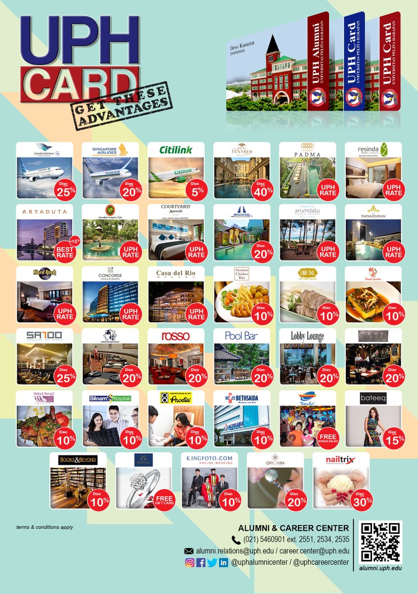 Hi UPH Family! Enjoy your UPH Card Benefit Now! 
Check this out at goo.gl/he1F17