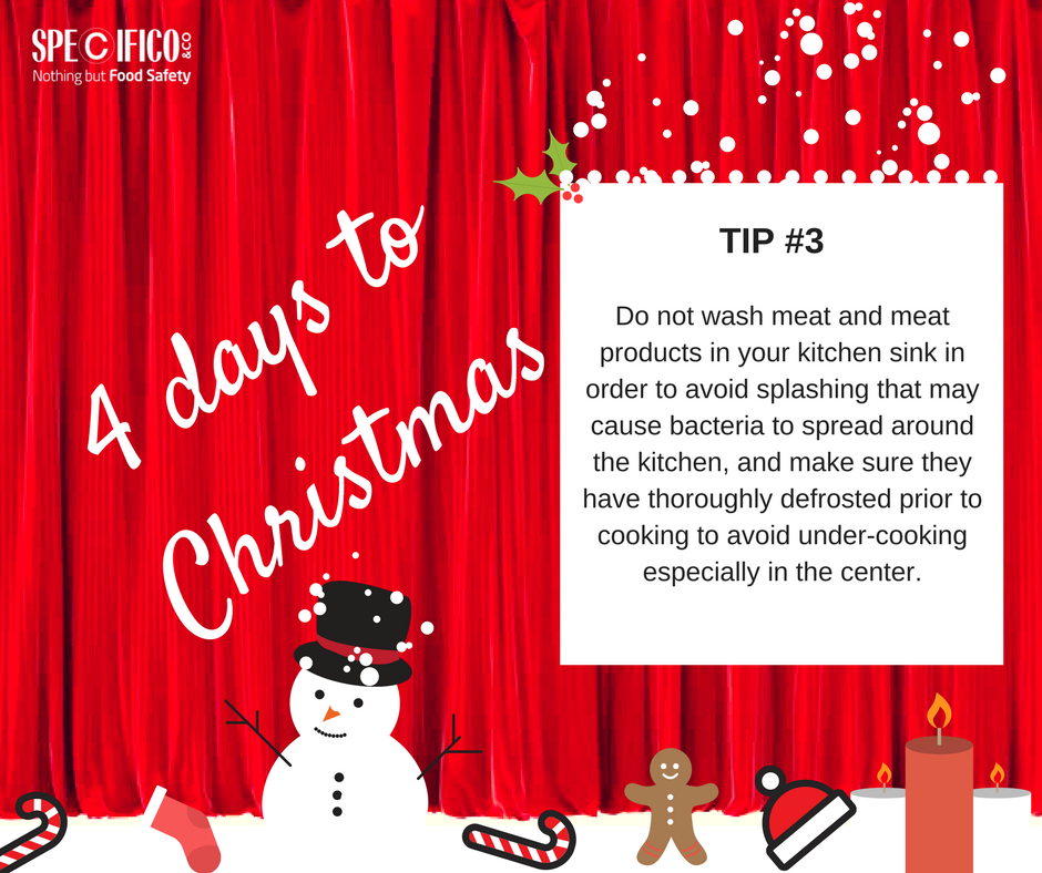 SPECIFICOCO's tweet photo. Tip #3: Counterintuitively, washing meat is a bad idea. And defrosting thoroughly is absolutely essential! Read up and stay informed #FoodSafetyTips #Specifico https://t.co/A5t0xPnvqV