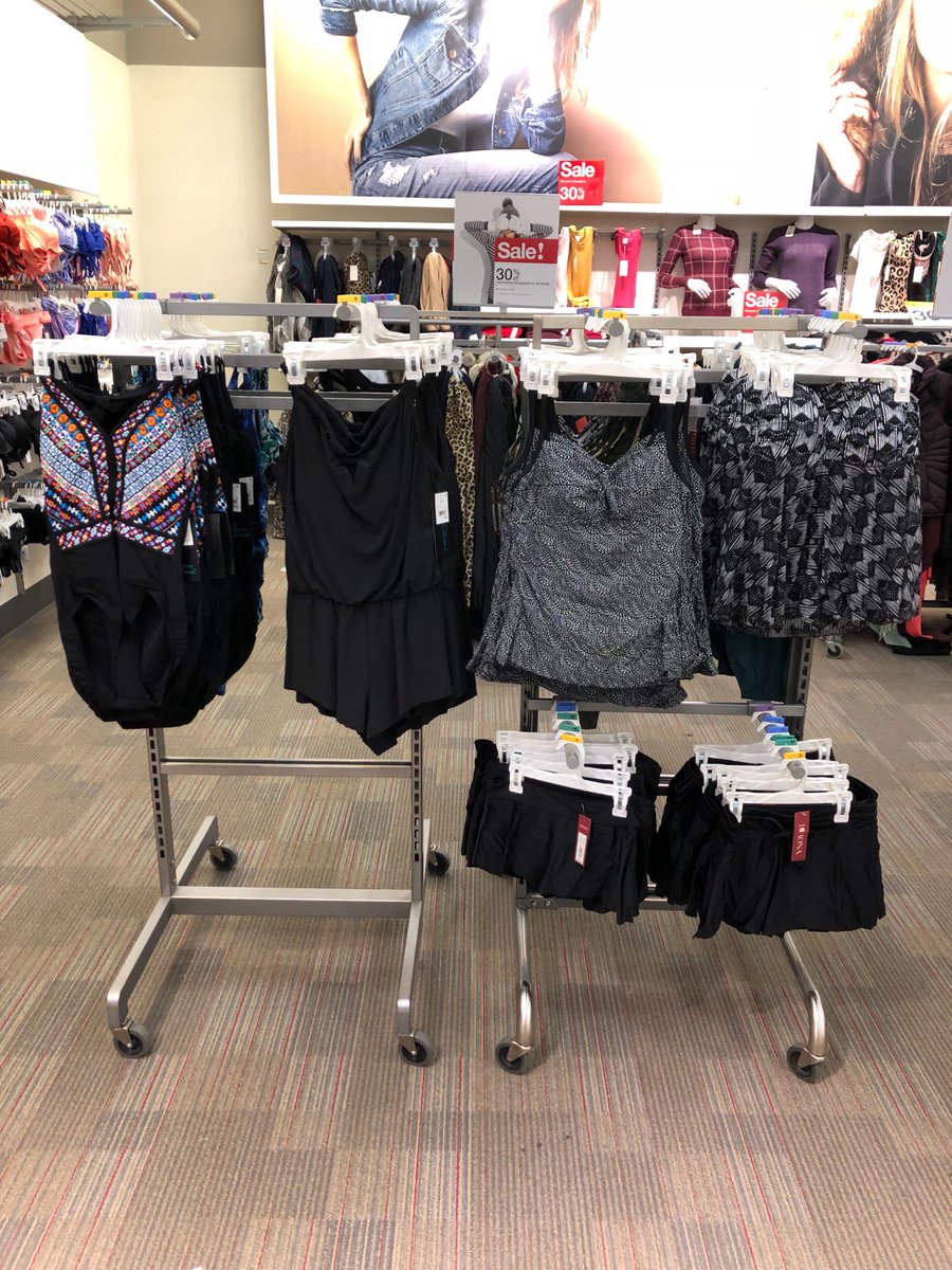 katie_ambuehl's tweet photo. This is what happens when you get four z racks of swim in! #T1882 #EarlySet #VacationReady #ShadeAndShore #Xhiliration #Merona #AquaGreen #ByeCoatsHelloSwim @julianeA37 @jennkallman https://t.co/Bq83CKdUaT