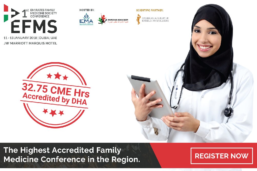 CNNBusinessAr's tweet photo. #إعلان
للتسجيل https://t.co/LB7PfnWcMu
#FamilyMedicine
#EFMS2018 https://t.co/WlQfdp1uCR