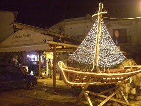 The practice of decorating sailing boats with Christmas lights. A fabulous Greek tradition, superseding the Christmas Tree #Greece #Christmas #GreekChristmas