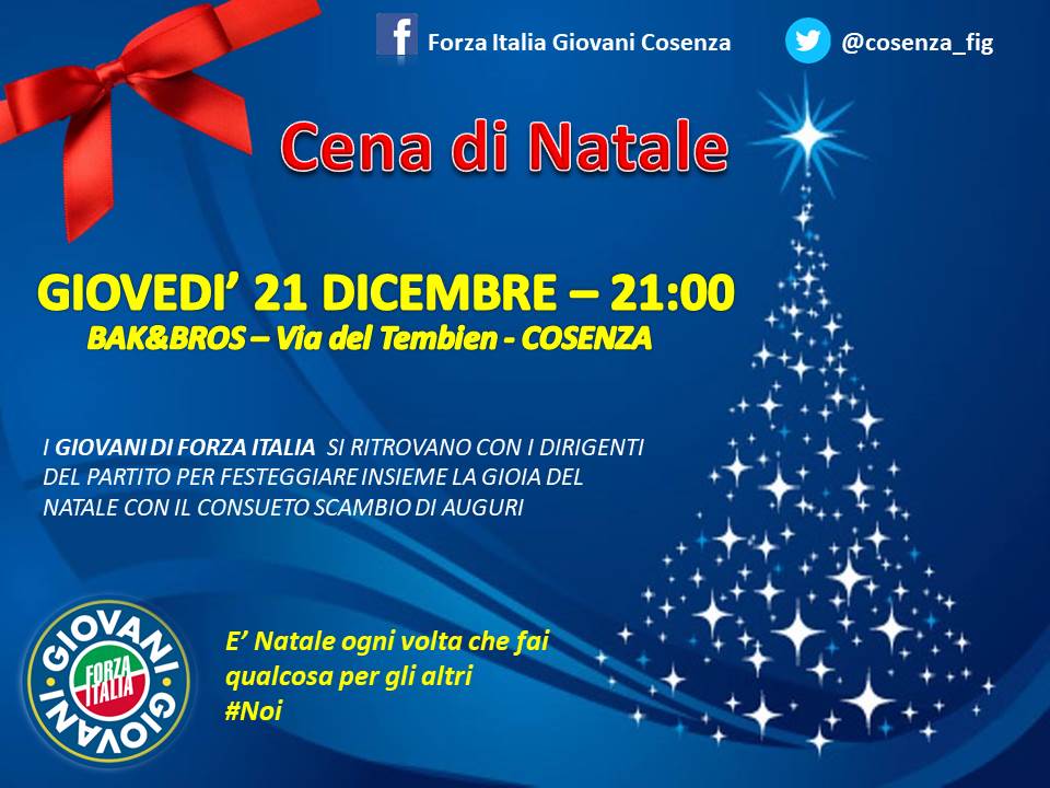 trottavincy's tweet photo. A stasera! #ForzaItaliaGiovani #Cosenza https://t.co/w4ZsQYhPNu