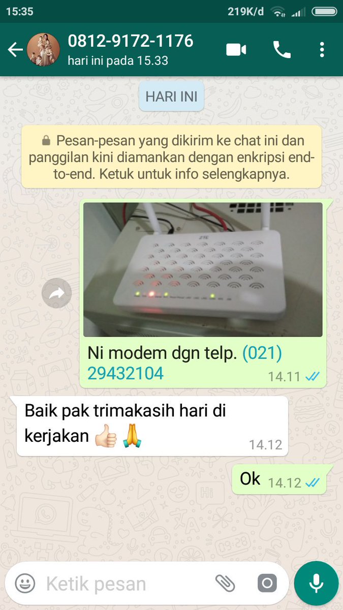 buana_latief's tweet photo. @TelkomCare Sy gagal faham, teknisi cuma minta dipotoin modem  dan dikirim ke no 081291721176 https://t.co/hrYhc1Ra2k