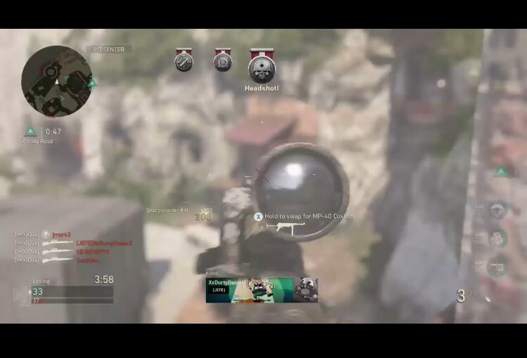 kierr17's tweet photo. Ayye peep the feed @TeamWarSnipin  #ww2codgod #snipinggod #LeaderofM1903 https://t.co/kXKUQ1gjIM