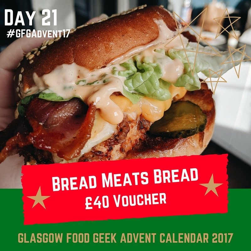Time to open door 21 of my #gfgadvent17 giveaway. Today I have a £40 voucher for the utterly BRILLIANT bread meats bread. To enter all you have to do is be following <a href="/BreadMeatsBread/">Bread Meats Bread</a> and myself and like this tweet. Comp closes at 9pm tonight
