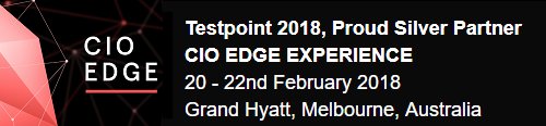 TestPoint_AUS's tweet image. Testpoint Proud Silver Partner - CIO Edge 2018 (Achieving Agility: 4 Pathways To Digital Transformation) 
#CIOEdge